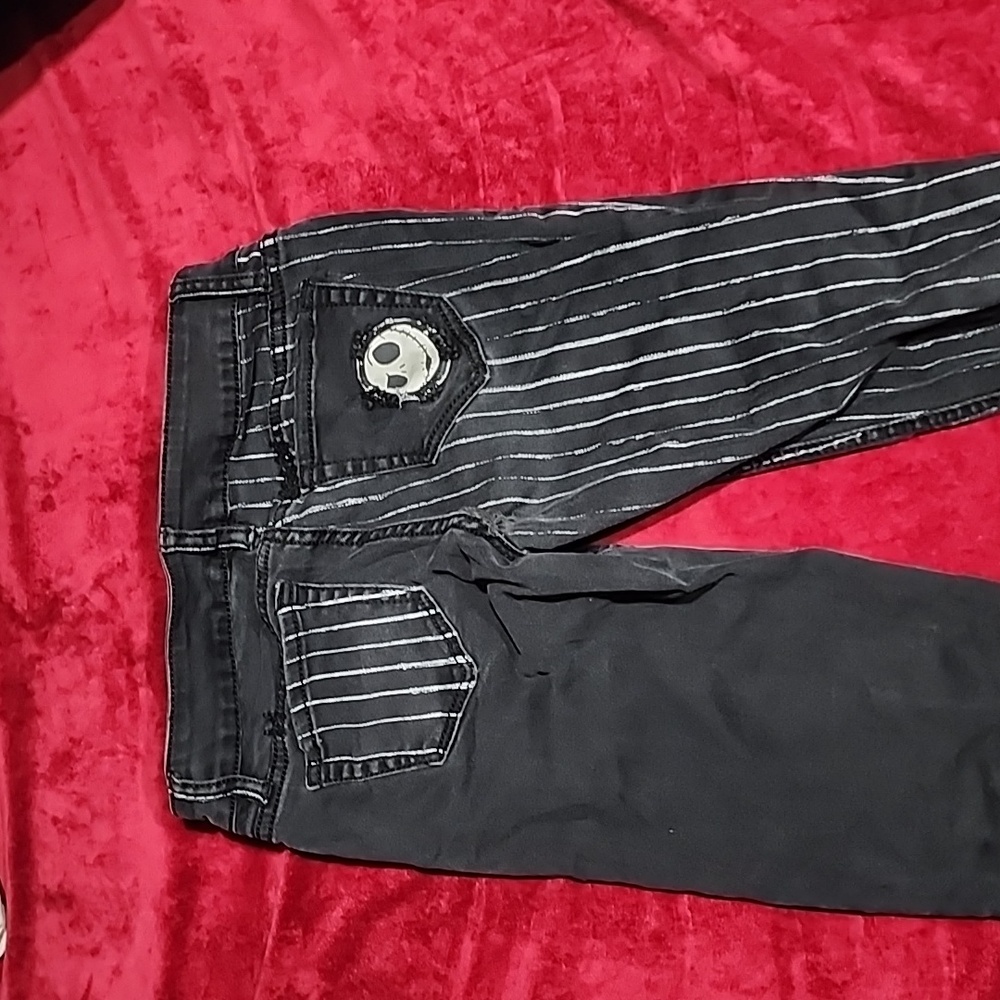 Nightmare before Christmas skinny jean leggings black